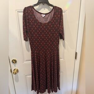 NWT LulaRoe Nicole dress Large